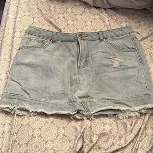 Highway denim skirt!